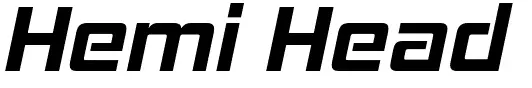 HemiHeadFont